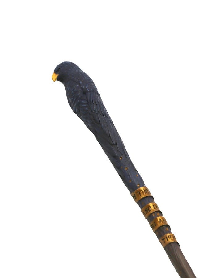 هاري بوتر عصا هاري بوتر رافينكلو التذكارية - الإصدار الثاني - عصا قابلة للجمع مع تمثال نسر واقتباس - علبة عرض فاخرة مقاس 14 بوصة - مثالية للمعجبين وهواة الجمع - ليست لعبة - Image 3